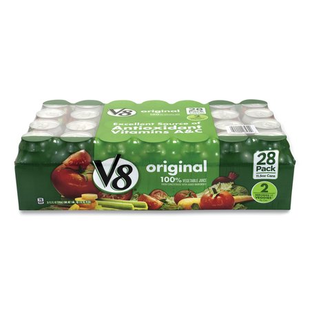 V8 Vegetable Juice, 11.5 oz Can, PK28 18560